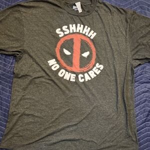 Marvel Gray Tee with White Logo